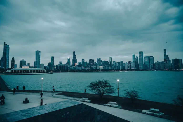 photo of chicagoland winter scene